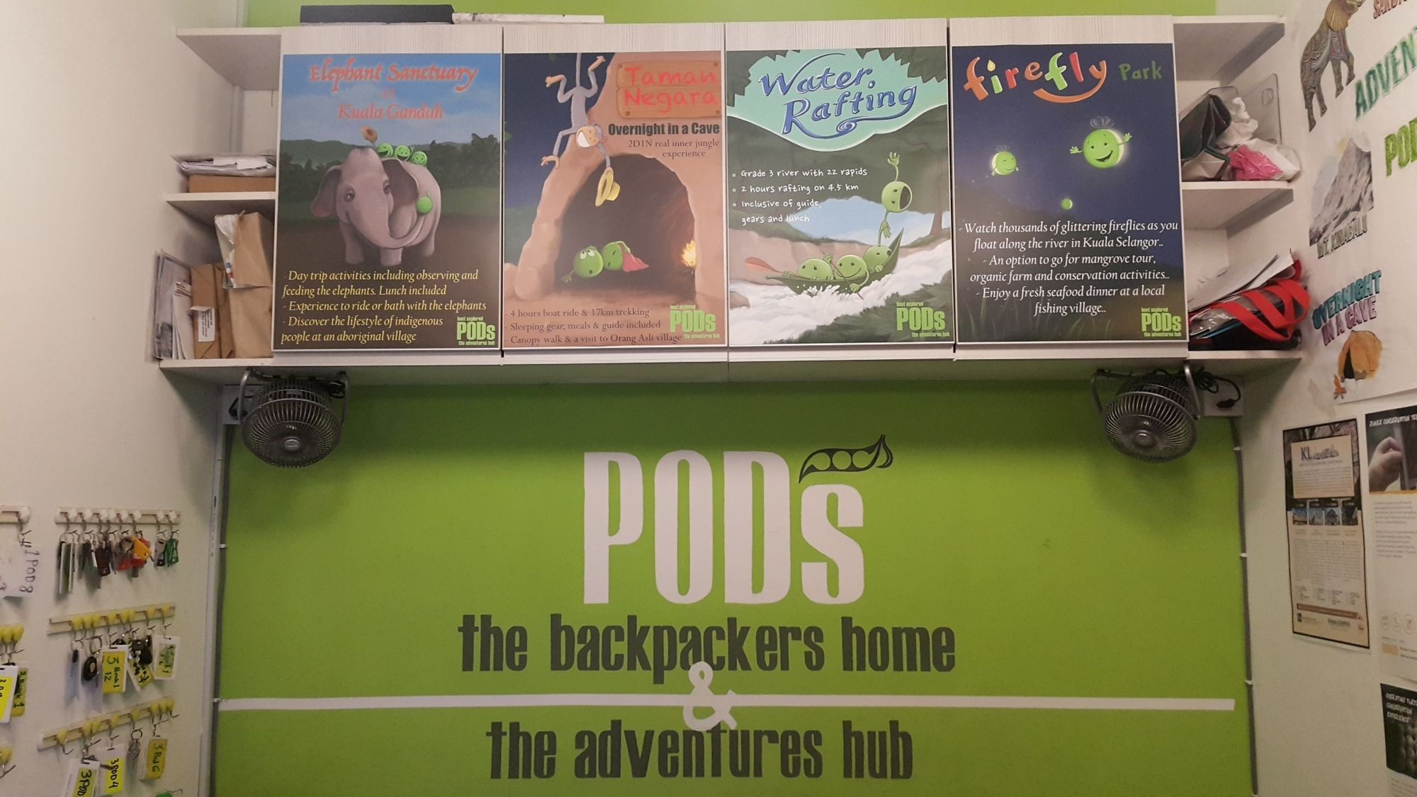Pods The Backpackers Home & Cafe, Kuala Lumpur Exterior foto
